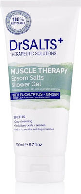 DrSALTS Muscle Therapy Αφρόλουτρο σε Gel Eucalyptus & Ginger 200ml